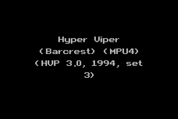 Hyper Viper (Barcrest) (MPU4) (HVP 3.0, 1994, set 3)