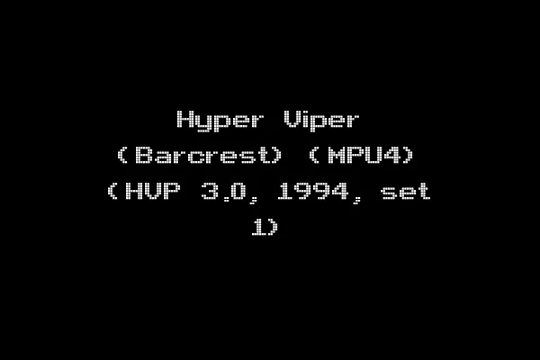 Hyper Viper (Barcrest) (MPU4) (HVP 3.0, 1994, set 1)