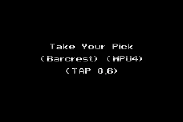 Take Your Pick (Barcrest) (MPU4) (TAP 0.6)