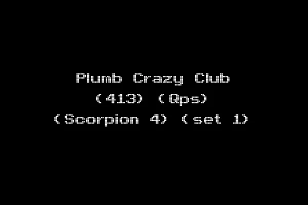 Plumb Crazy Club (413) (Qps) (Scorpion 4) (set 1)