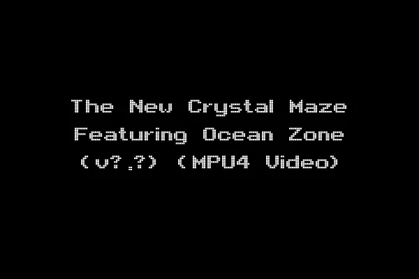 The New Crystal Maze Featuring Ocean Zone (v?.?) (MPU4 Video)