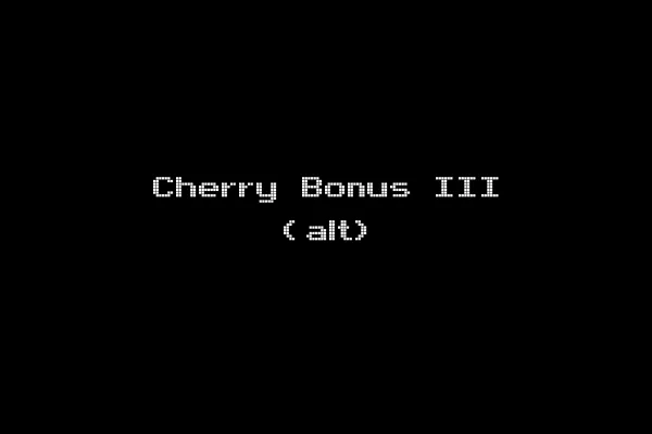 Cherry Bonus III (alt)