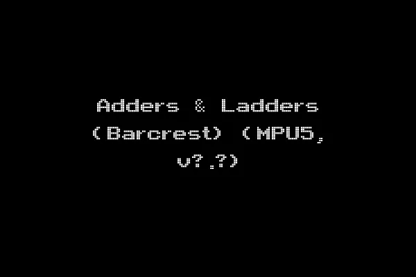 Adders & Ladders (Barcrest) (MPU5, v?.?)