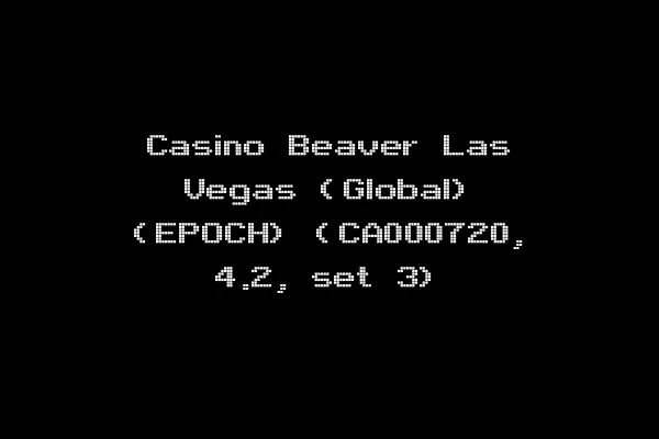 Casino Beaver Las Vegas (Global) (EPOCH) (CA000720, 4.2, set 3)