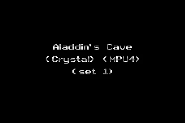 Aladdin's Cave (Crystal) (MPU4) (set 1)