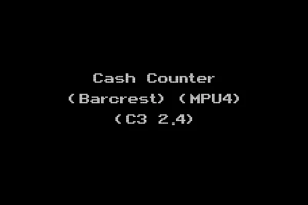 Cash Counter (Barcrest) (MPU4) (C3 2.4)