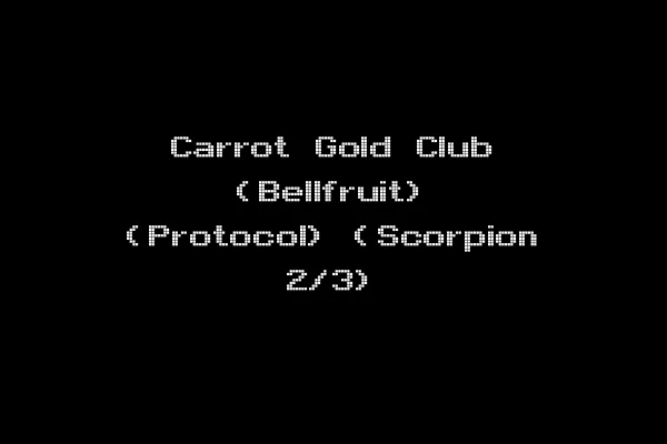 Carrot Gold Club (Bellfruit) (Protocol) (Scorpion 2/3)