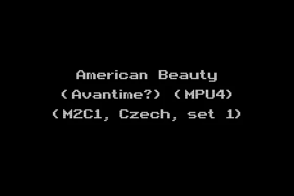 American Beauty (Avantime?) (MPU4) (M2C1, Czech, set 1)