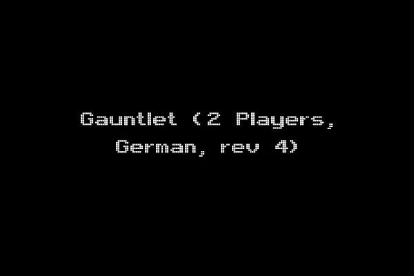 Gauntlet (2 Players, German, rev 4)