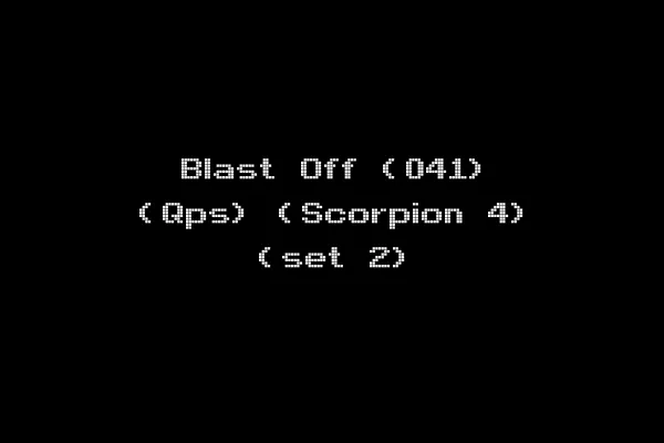 Blast Off (041) (Qps) (Scorpion 4) (set 2)