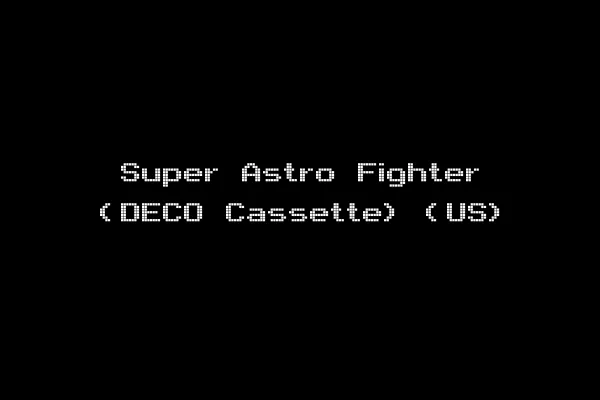 Super Astro Fighter (DECO Cassette) (US)