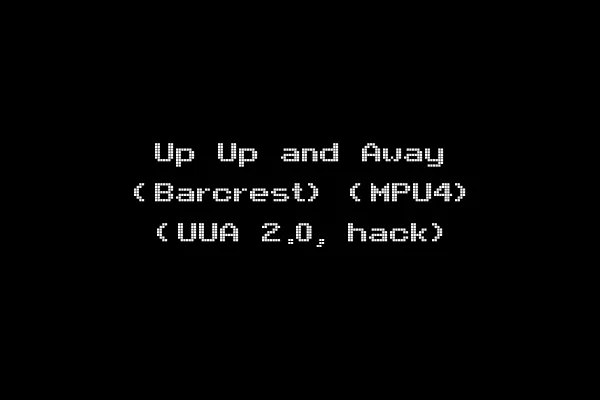 Up Up and Away (Barcrest) (MPU4) (UUA 2.0, hack)