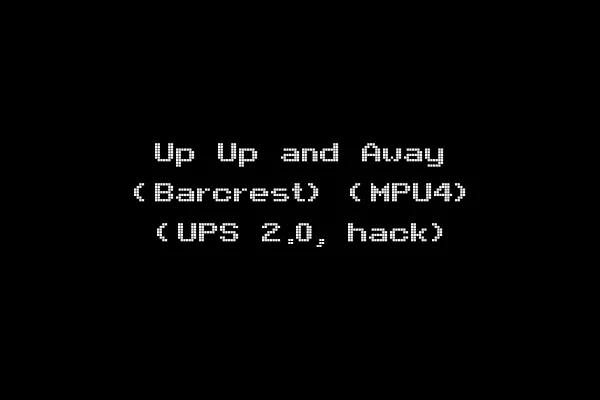Up Up and Away (Barcrest) (MPU4) (UPS 2.0, hack)