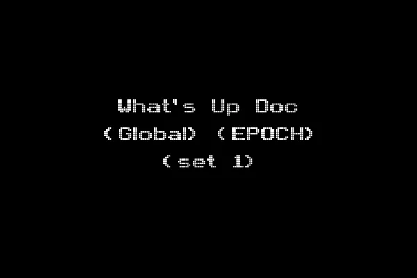 What's Up Doc (Global) (EPOCH) (set 1)