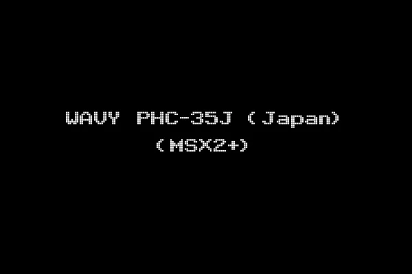 WAVY PHC-35J (Japan) (MSX2+)