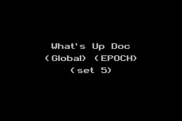 What's Up Doc (Global) (EPOCH) (set 5)