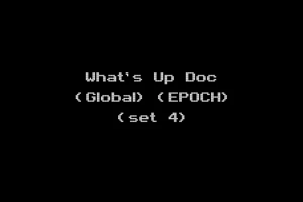 What's Up Doc (Global) (EPOCH) (set 4)