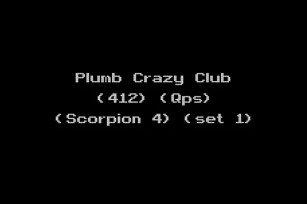 Plumb Crazy Club (412) (Qps) (Scorpion 4) (set 1)