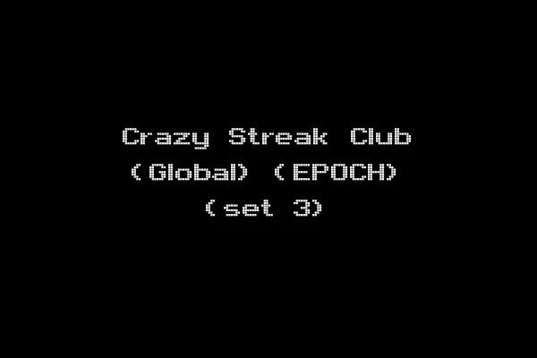 Crazy Streak Club (Global) (EPOCH) (set 3)