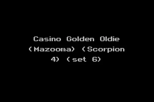 Casino Golden Oldie (Mazooma) (Scorpion 4) (set 6)