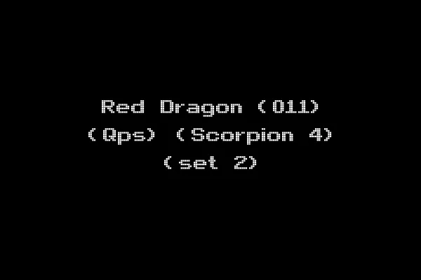 Red Dragon (011) (Qps) (Scorpion 4) (set 2)