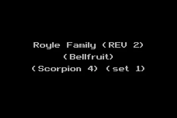 Royle Family (REV 2) (Bellfruit) (Scorpion 4) (set 1)