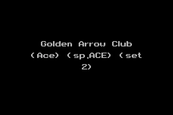 Golden Arrow Club (Ace) (sp.ACE) (set 2)