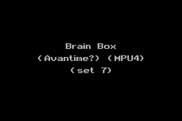 Brain Box (Avantime?) (MPU4) (set 7)
