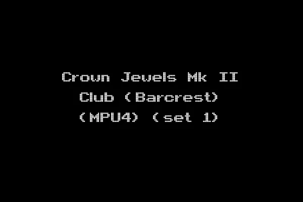 Crown Jewels Mk II Club (Barcrest) (MPU4) (set 1)