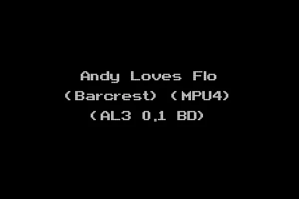 Andy Loves Flo (Barcrest) (MPU4) (AL3 0.1 BD)