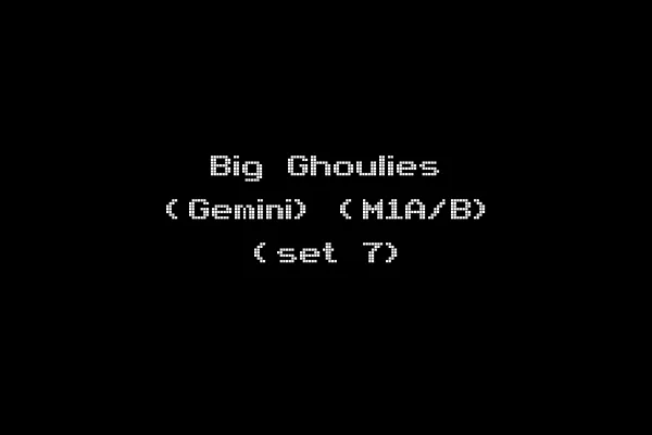 Big Ghoulies (Gemini) (M1A/B) (set 7)