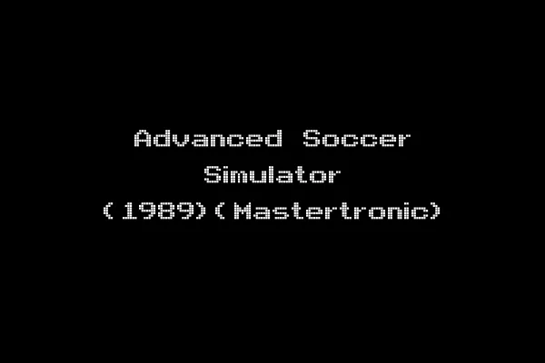 Advanced Soccer Simulator (1989)(Mastertronic)