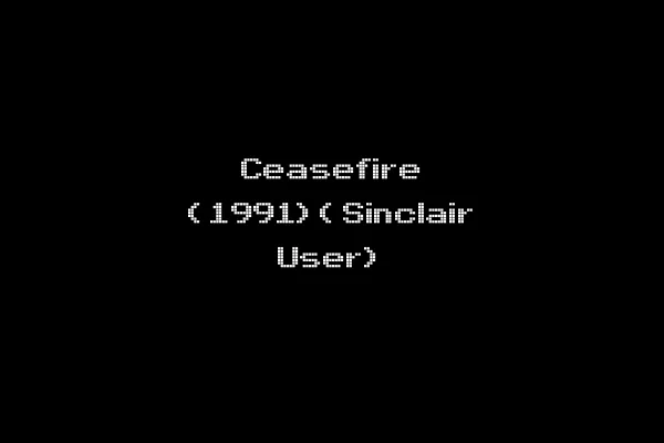 Ceasefire (1991)(Sinclair User)