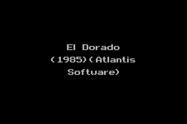 El Dorado (1985)(Atlantis Software)