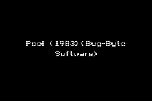 Pool (1983)(Bug-Byte Software)
