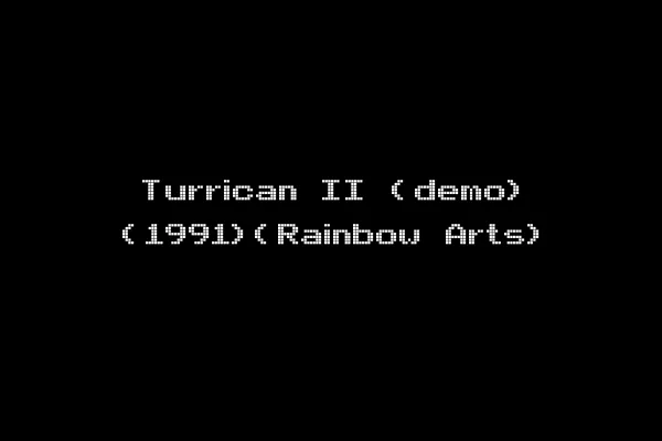 Turrican II (demo) (1991)(Rainbow Arts)