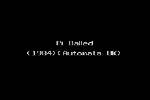 Pi Balled (1984)(Automata UK)