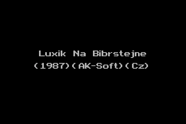Luxik Na Bibrstejne (1987)(AK-Soft)(Cz)
