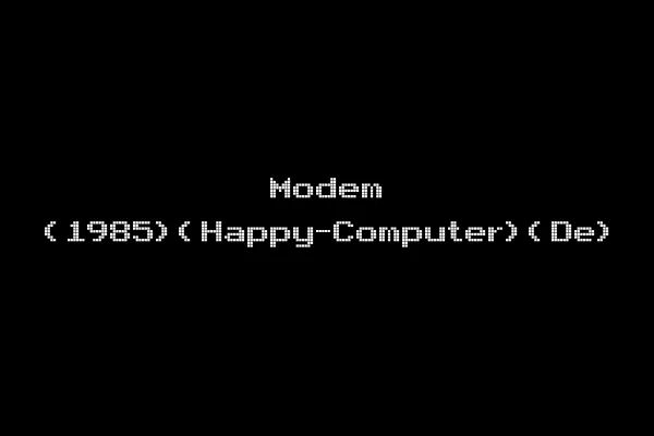 Modem (1985)(Happy-Computer)(De)