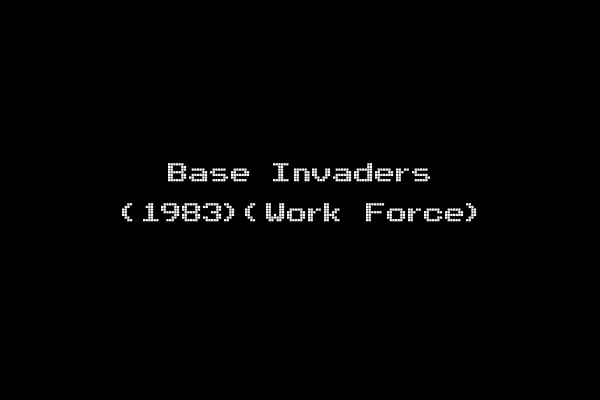 Base Invaders (1983)(Work Force)