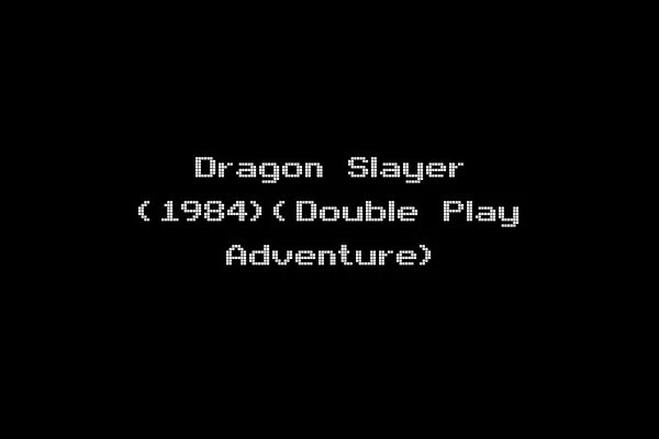 Dragon Slayer (1984)(Double Play Adventure)