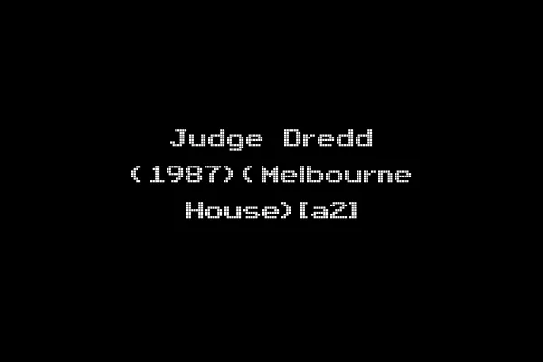 Judge Dredd (1987)(Melbourne House)[a2]