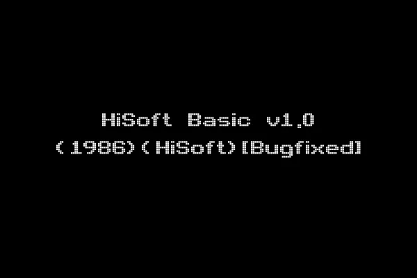 HiSoft Basic v1.0 (1986)(HiSoft)[Bugfixed]