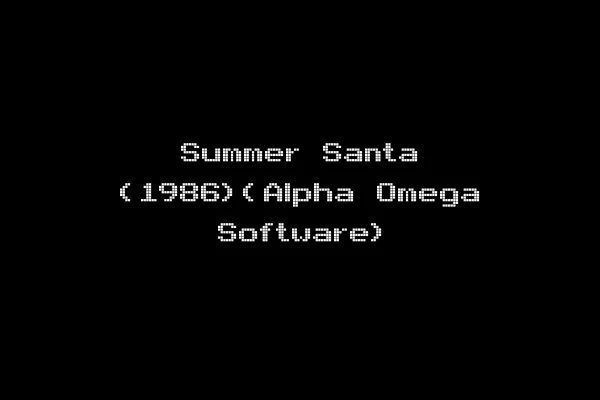 Summer Santa (1986)(Alpha Omega Software)