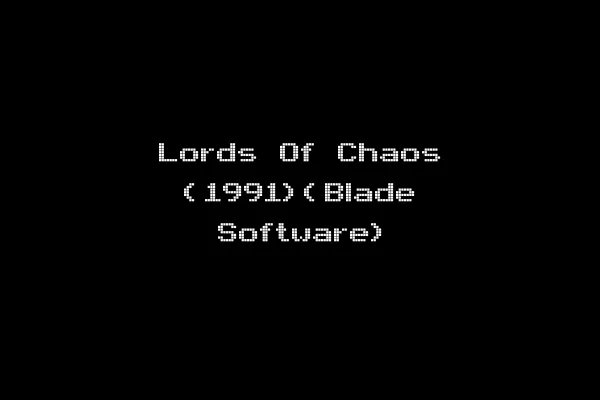 Lords Of Chaos (1991)(Blade Software)