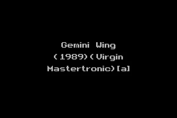 Gemini Wing (1989)(Virgin Mastertronic)[a]
