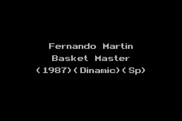 Fernando Martin Basket Master (1987)(Dinamic)(Sp)