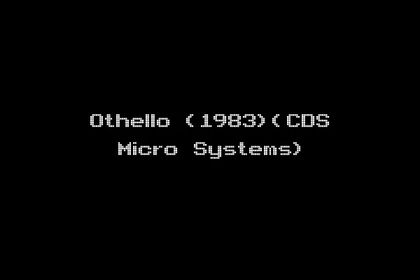 Othello (1983)(CDS Micro Systems)