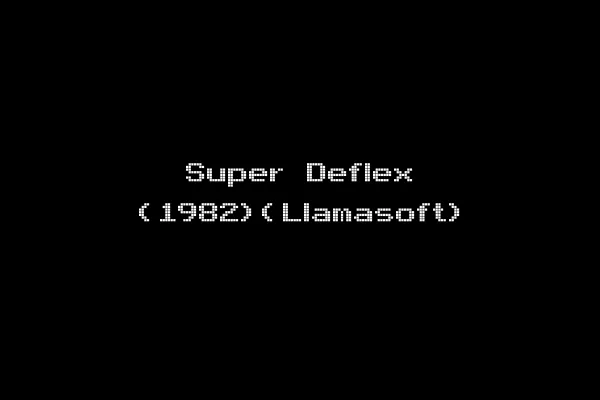 Super Deflex (1982)(Llamasoft)