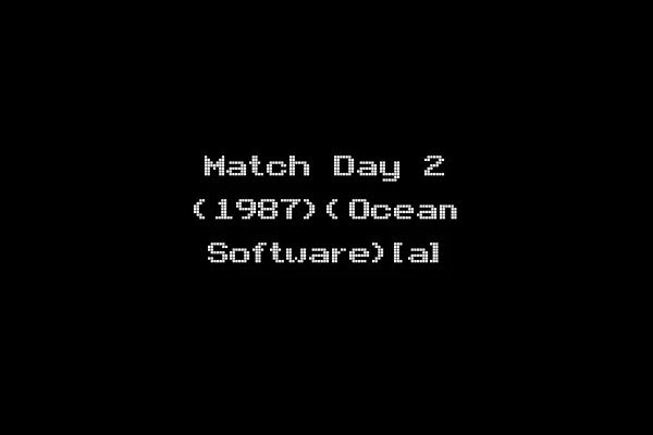 Match Day 2 (1987)(Ocean Software)[a]